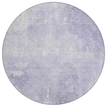 Taelion Purple Washable Indoor-Outdoor Rug
