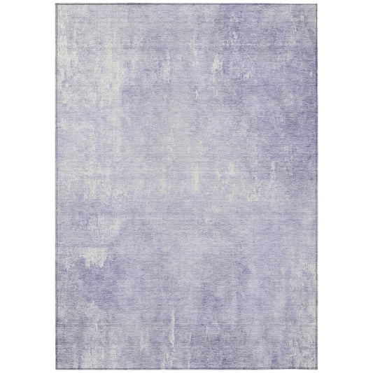 Taelion Purple Washable Indoor-Outdoor Rug