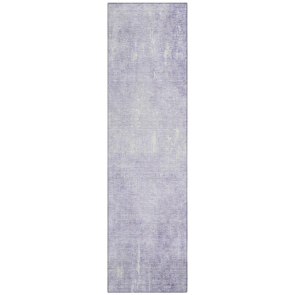 Taelion Purple Washable Indoor-Outdoor Rug