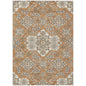 Taelira Orange Washable Indoor-Outdoor Rug