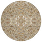 Taelira Taupe Washable Indoor-Outdoor Rug