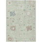 Taelius Green Washable Indoor-Outdoor Rug