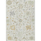 Taelius Ivory Washable Indoor-Outdoor Rug