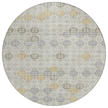 Taelon Ivory Washable Indoor-Outdoor Rug