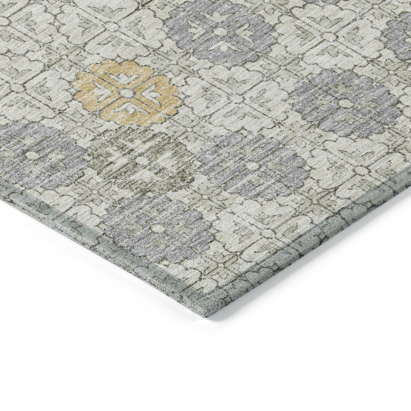 Taelon Ivory Washable Indoor-Outdoor Rug