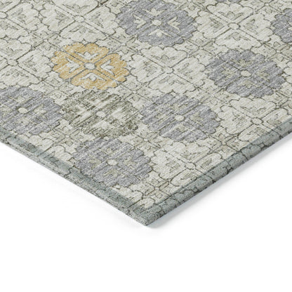 Taelon Ivory Washable Indoor-Outdoor Rug