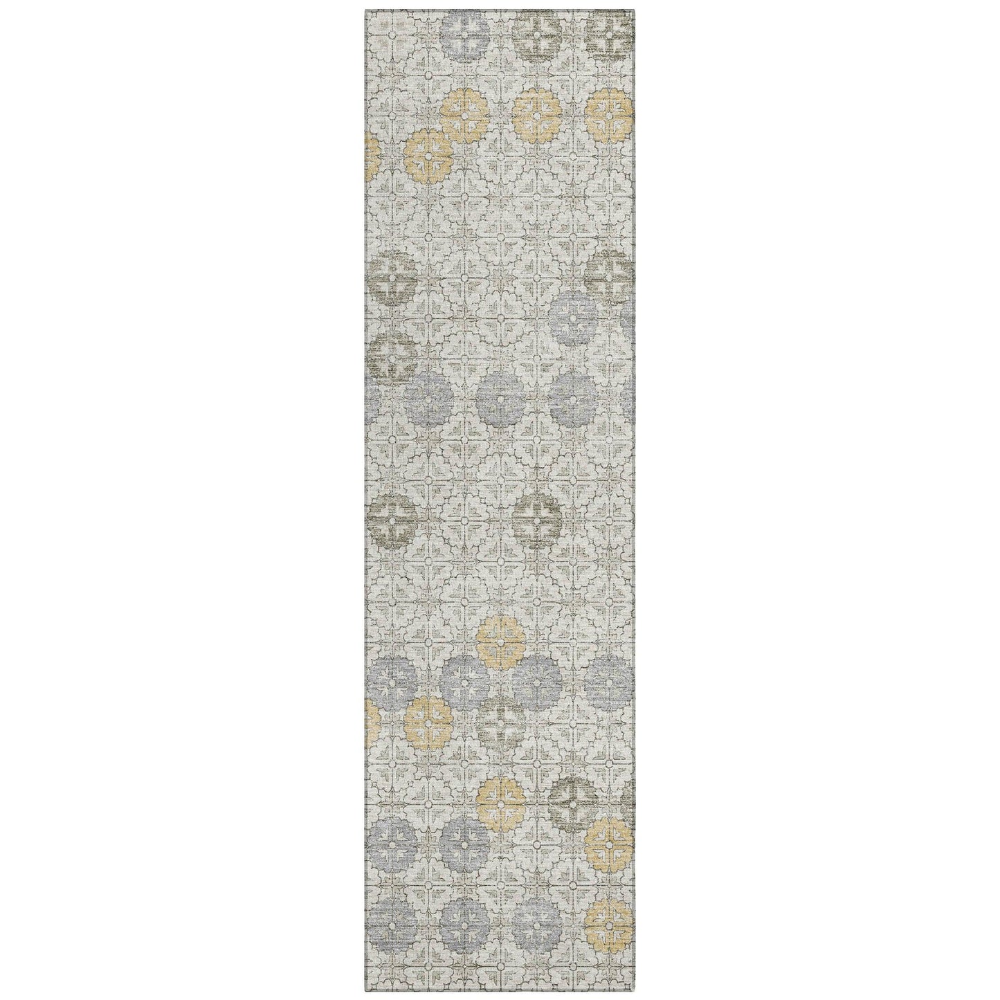Taelon Ivory Washable Indoor-Outdoor Rug