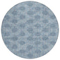 Taelora Blue Washable Indoor-Outdoor Rug