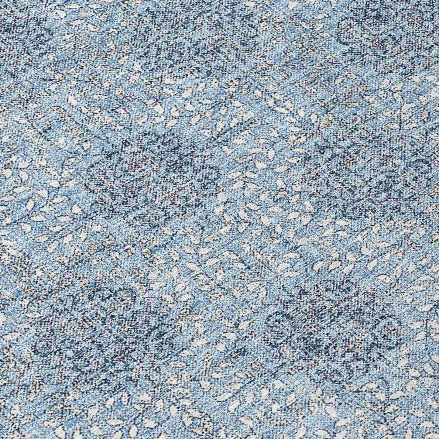 Taelora Blue Washable Indoor-Outdoor Rug
