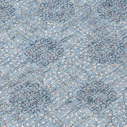 Taelora Blue Washable Indoor-Outdoor Rug