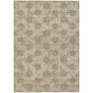 Taelora Gold Washable Indoor-Outdoor Rug