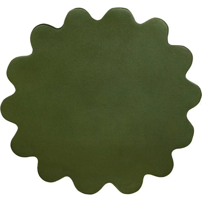 Taffy Concrete Green Geometric Accent Table - LOOMLAN - Side Tables