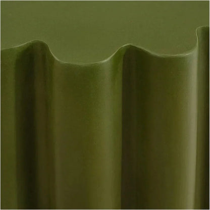 Taffy Concrete Green Geometric Accent Table - LOOMLAN - Side Tables