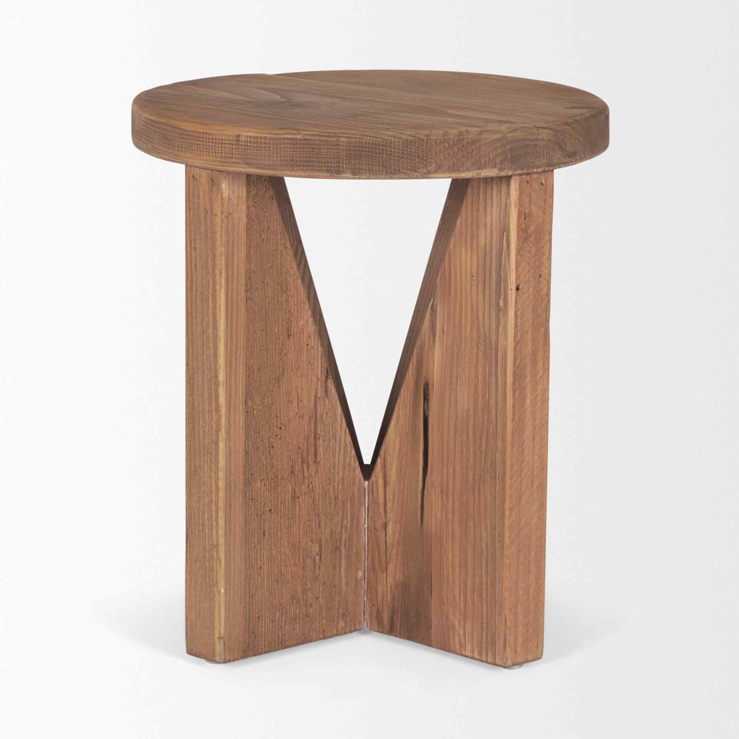 Tahlia Natural Wooden Angled Legs Stool