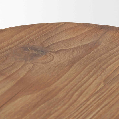 Tahlia Natural Wooden Angled Legs Stool