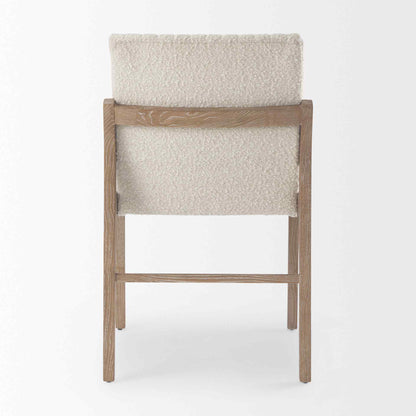 Tahoe Cream Fabric Armless Dining Chair (Set of 2)