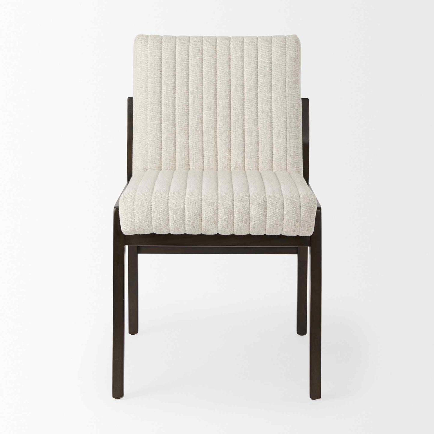 Tahoe Cream Fabric Armless Dining Chair (Set of 2)