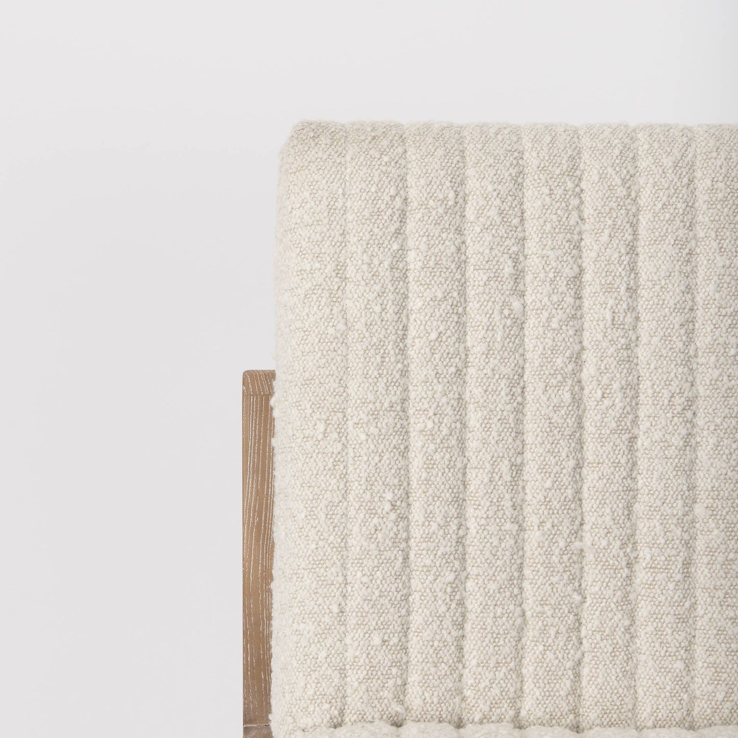 Tahoe Cream Fabric Armless Dining Chair (Set of 2)