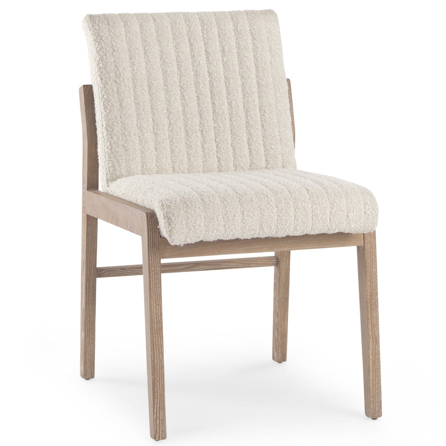 Tahoe Cream Fabric Armless Dining Chair (Set of 2)
