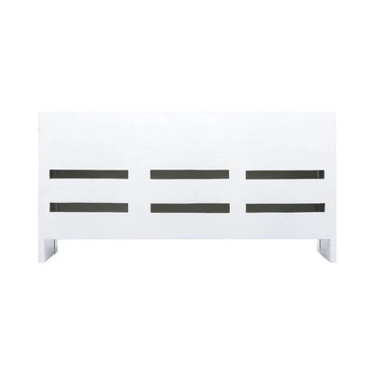 Tailored Three Drawers White Cabinet - LOOMLAN - Chelsea House - Accent Cabinets