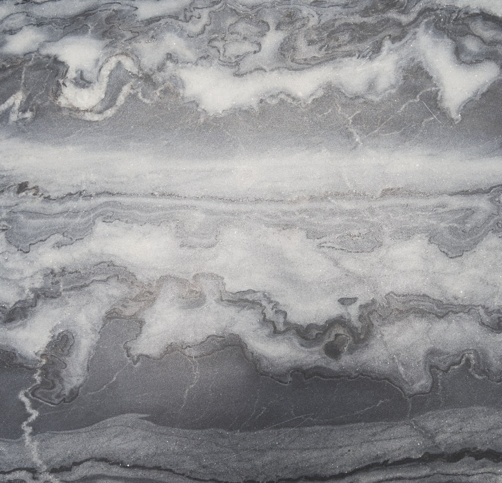 Taite Black Marble Pedestal Accent Table