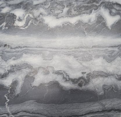 Taite Black Marble Pedestal Accent Table