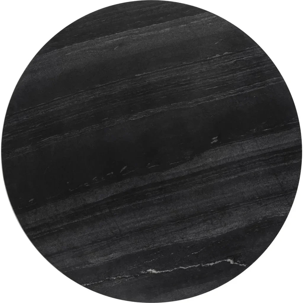 Taj Dining Table Black & Gold-Dining Tables-Zuo Modern-LOOMLAN