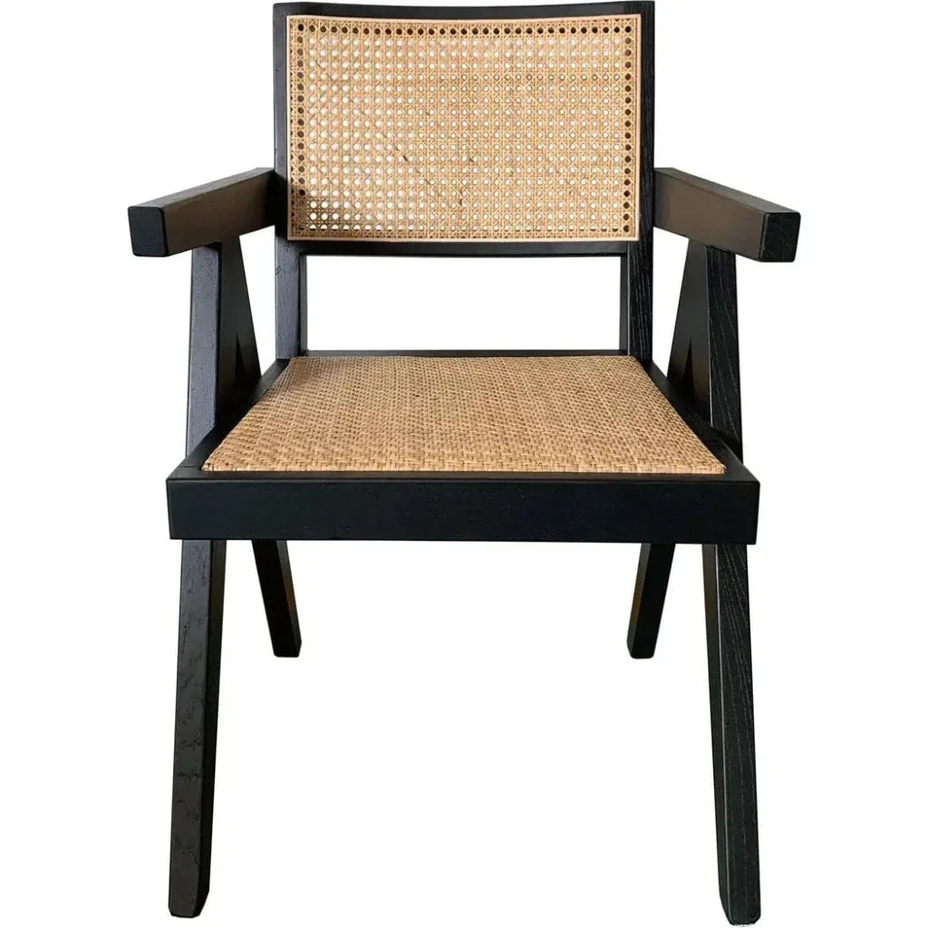 Takash Rattan Dining Arm Chair 2PC - LOOMLAN - Moe's Home - Dining Chairs