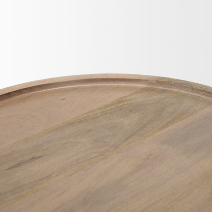 Takoda Wood Tapered Drum Accent Table