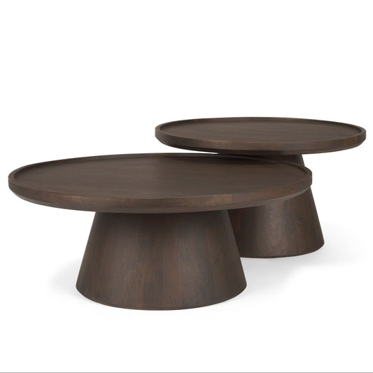 Takoda Wooden Nesting Coffee Table (set of 2)
