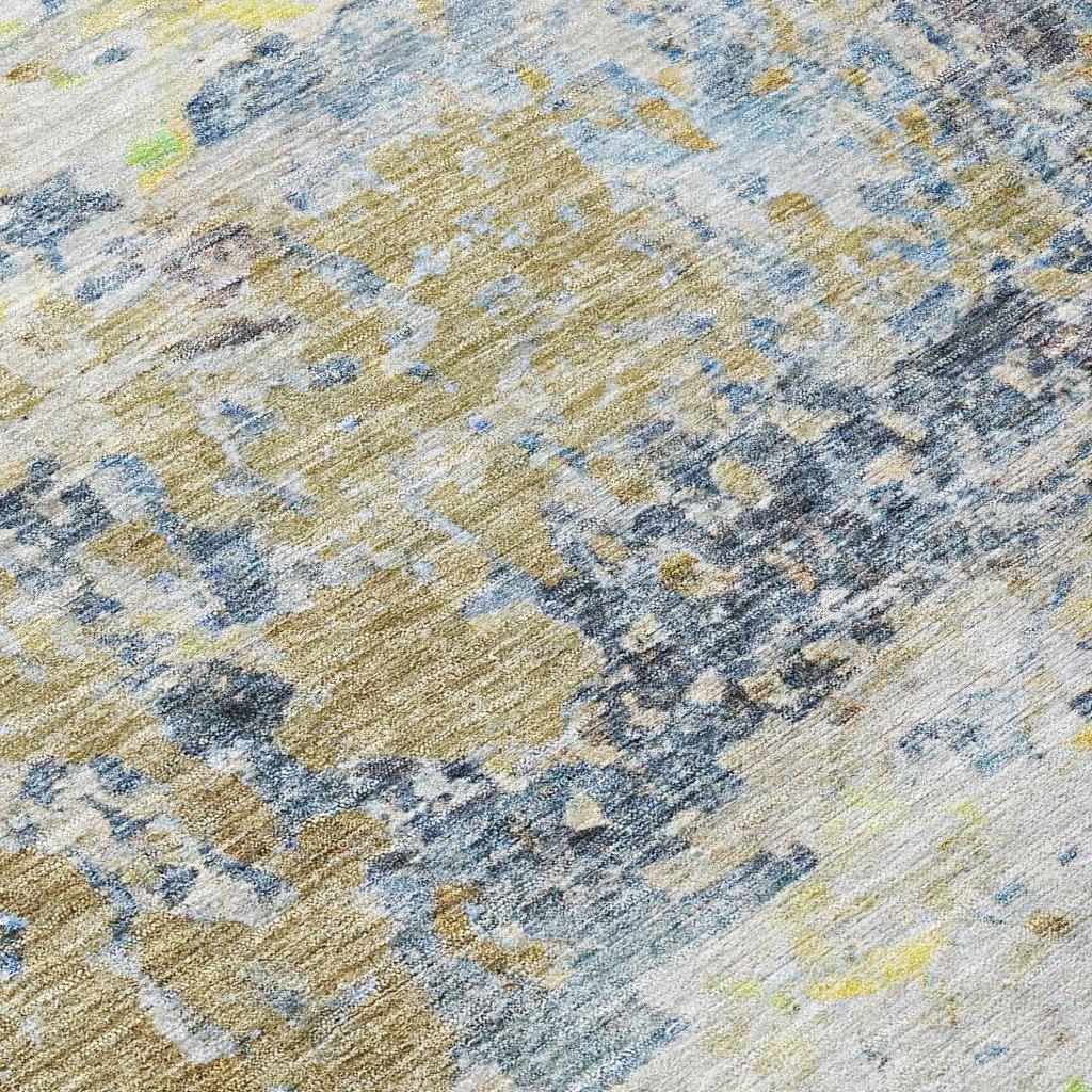 Talia Blue Washable Indoor-Outdoor Rug-Outdoor Rugs-LOOMLAN Rugs-LOOMLAN