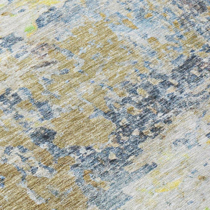 Talia Blue Washable Indoor-Outdoor Rug-Outdoor Rugs-LOOMLAN Rugs-LOOMLAN