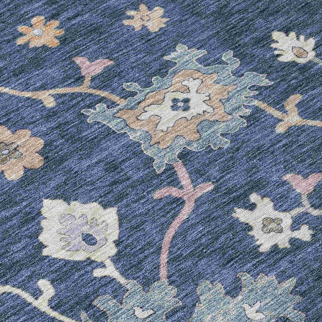 Talitha Blue Washable Indoor - Outdoor Rug - LOOMLAN - LOOMLAN Rugs - Outdoor Rugs