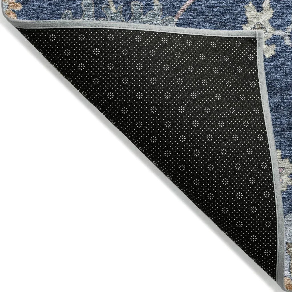 Talitha Blue Washable Indoor - Outdoor Rug - LOOMLAN - LOOMLAN Rugs - Outdoor Rugs