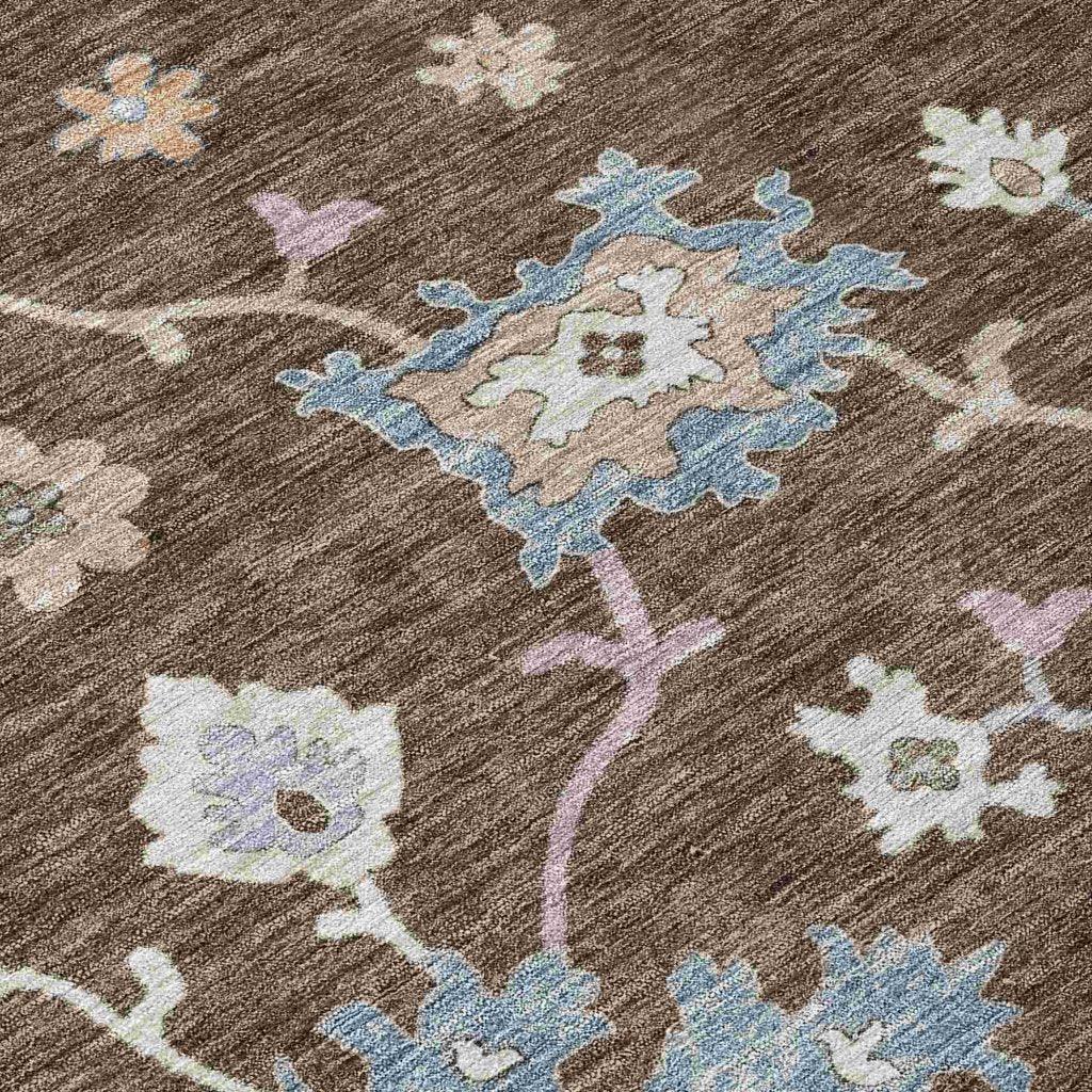 Talitha Brown Washable Indoor - Outdoor Rug - LOOMLAN - LOOMLAN Rugs - Outdoor Rugs