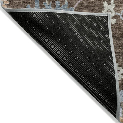 Talitha Brown Washable Indoor - Outdoor Rug - LOOMLAN - LOOMLAN Rugs - Outdoor Rugs