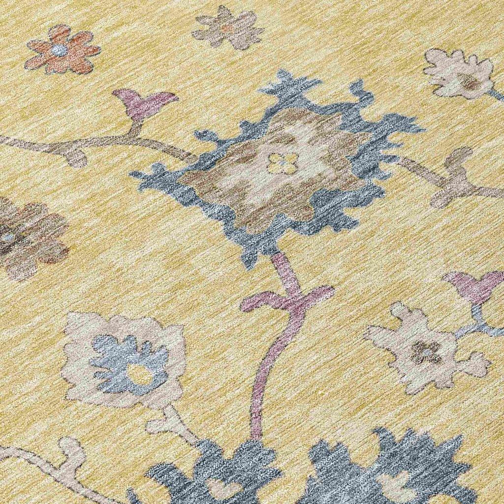 Talitha Gold Washable Indoor - Outdoor Rug - LOOMLAN - LOOMLAN Rugs - Outdoor Rugs