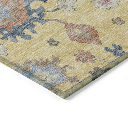 Talitha Gold Washable Indoor - Outdoor Rug - LOOMLAN - LOOMLAN Rugs - Outdoor Rugs