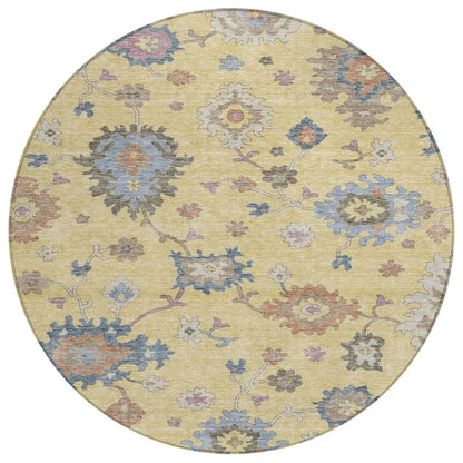 Talitha Gold Washable Indoor - Outdoor Rug - LOOMLAN - LOOMLAN Rugs - Outdoor Rugs