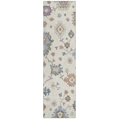 Talitha Ivory Washable Indoor - Outdoor Rug - LOOMLAN - LOOMLAN Rugs - Outdoor Rugs