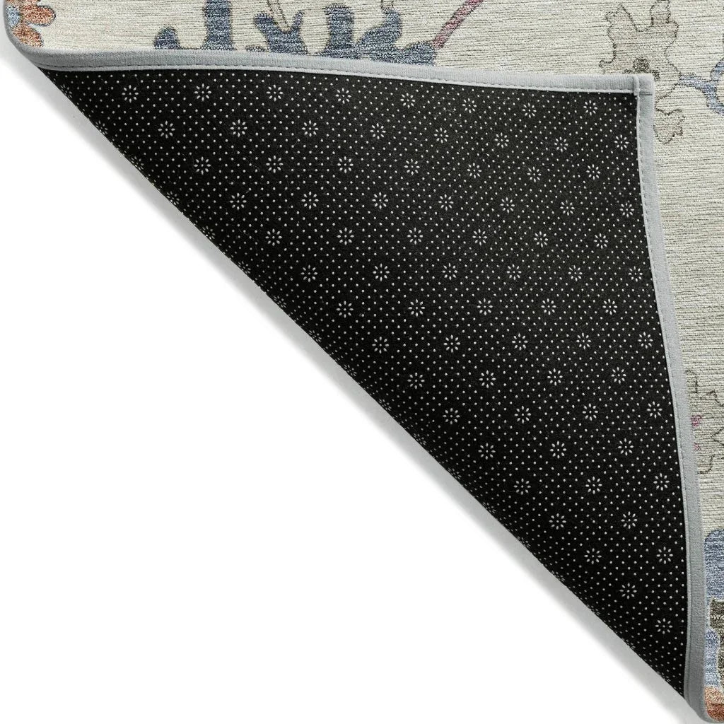 Talitha Ivory Washable Indoor - Outdoor Rug - LOOMLAN - LOOMLAN Rugs - Outdoor Rugs