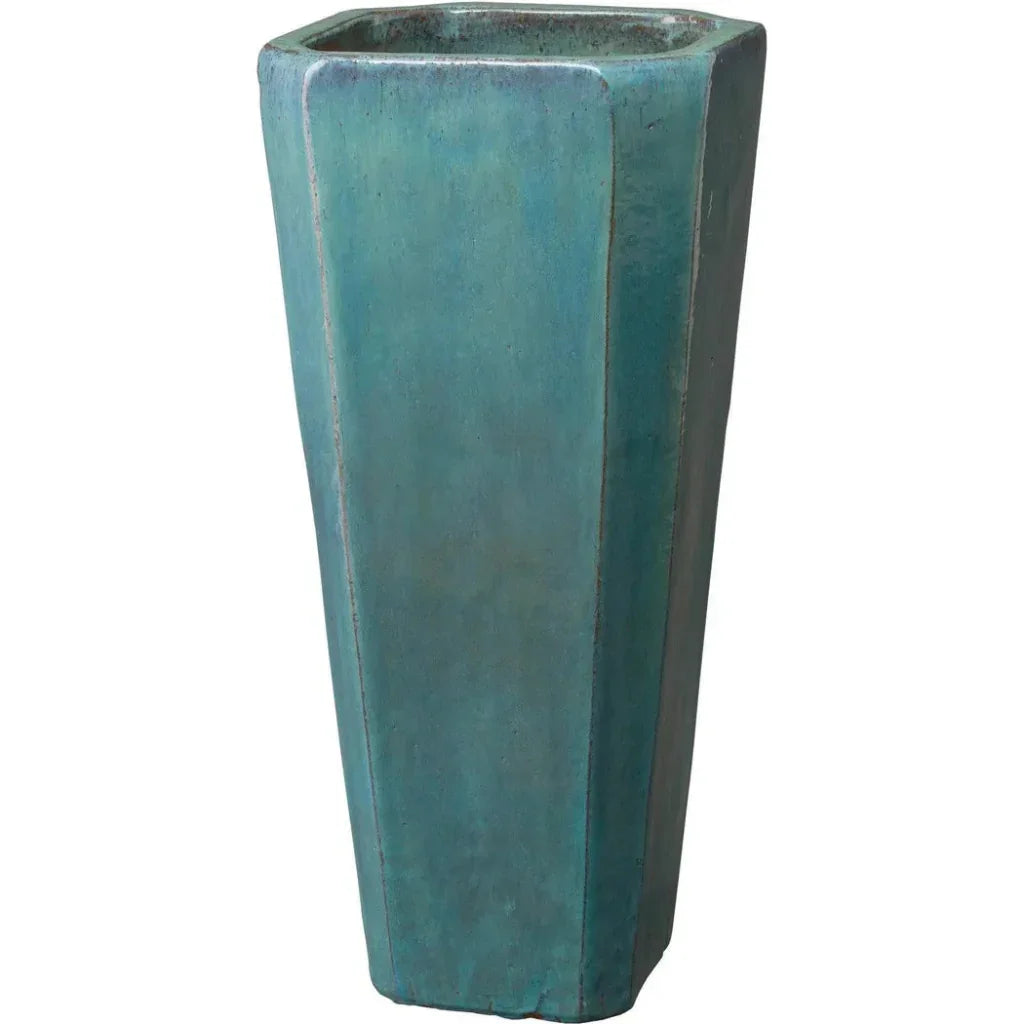 Tall Ceramic Outdoor Planter