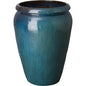 Tall Ceramic Round Planter - LOOMLAN - Emissary - Planters