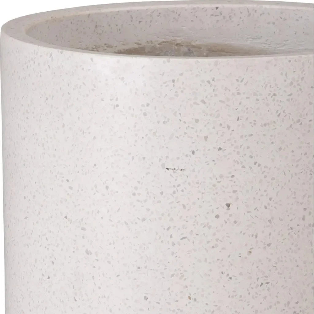 Tall Cylinder Terrazzo Round Planter - LOOMLAN - Planters