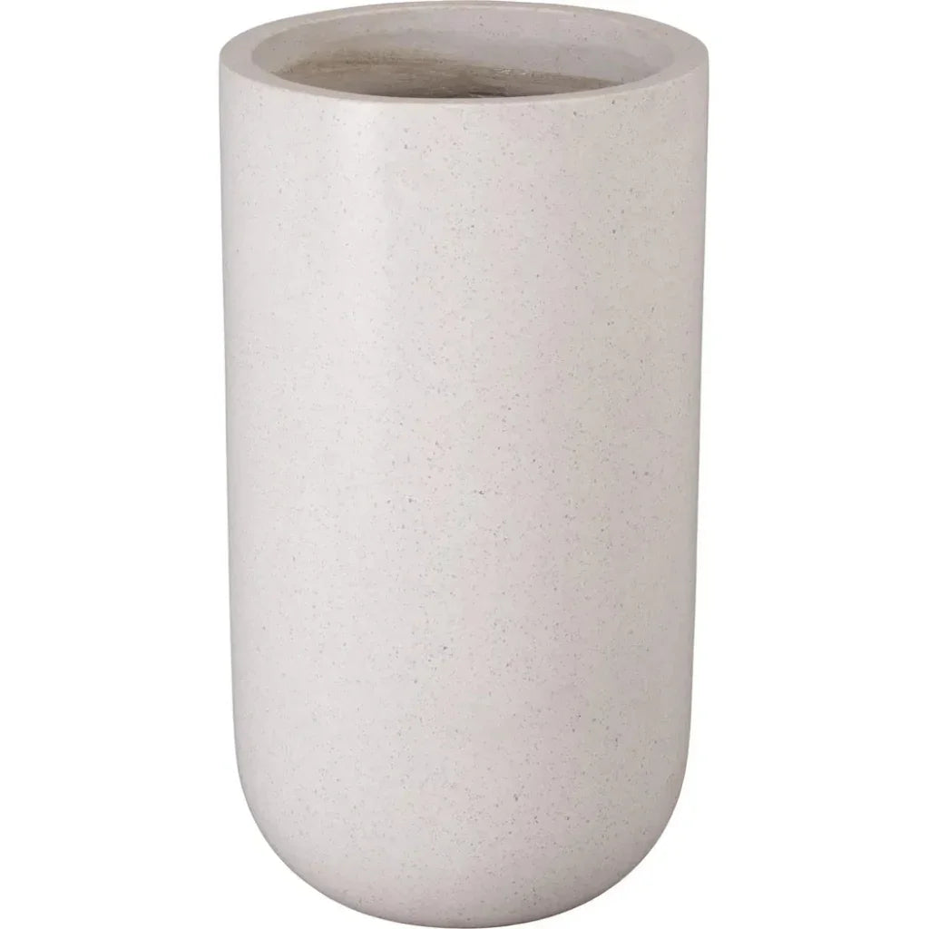 Tall Cylinder Terrazzo Round Planter - LOOMLAN - Planters