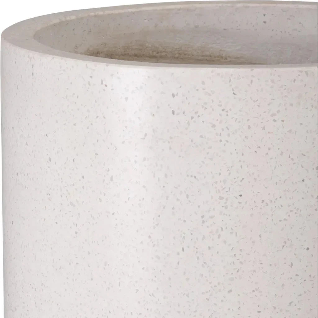 Tall Cylinder Terrazzo Round Planter - LOOMLAN - Planters