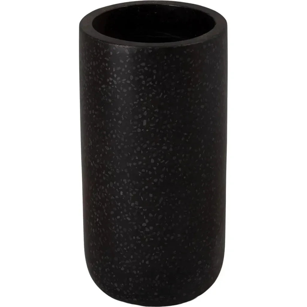 Tall Cylinder Terrazzo Round Planter - LOOMLAN - Planters