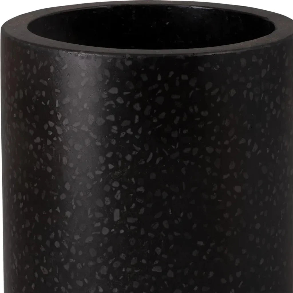 Tall Cylinder Terrazzo Round Planter - LOOMLAN - Planters