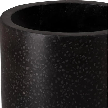 Tall Cylinder Terrazzo Round Planter - LOOMLAN - Planters
