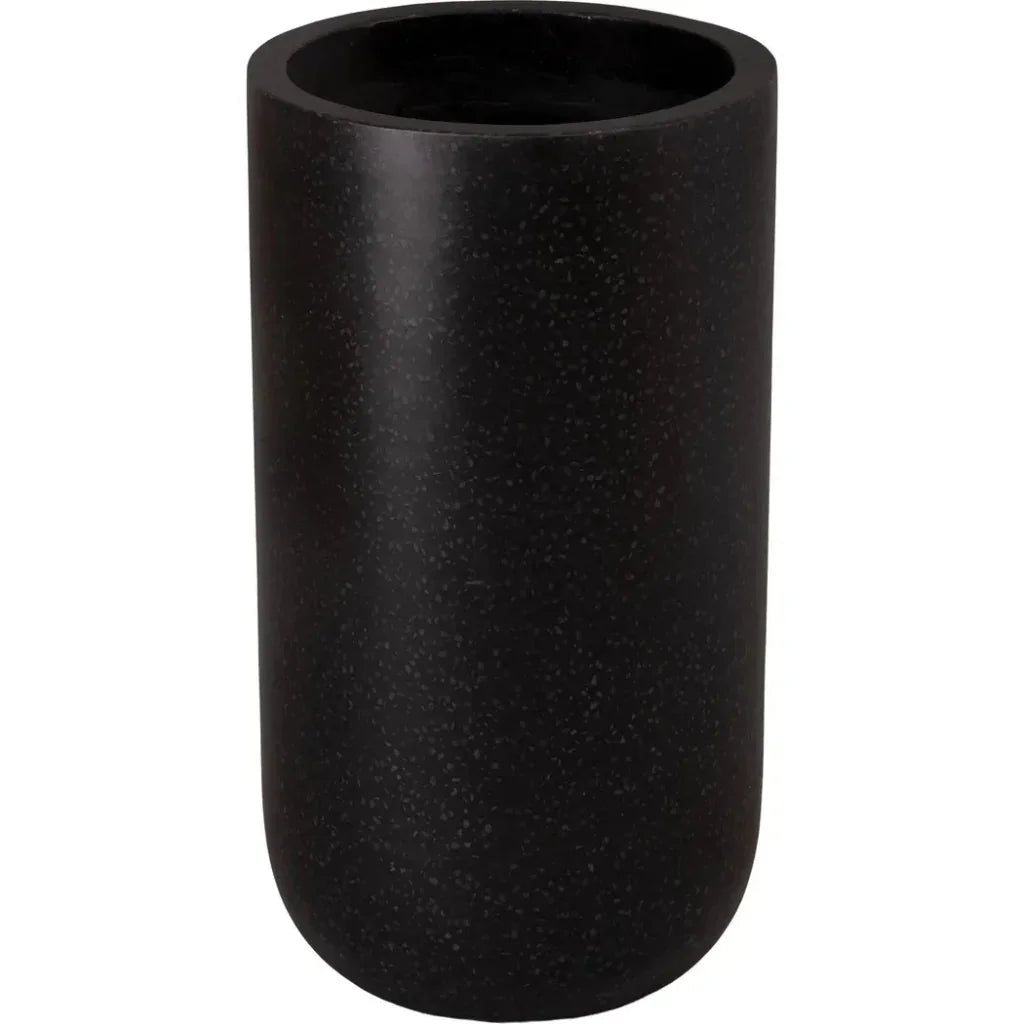 Tall Cylinder Terrazzo Round Planter - LOOMLAN - Planters